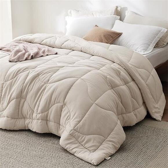 Bedsure Queen Comforter - Comforters Queen Size for All Season, Ultra-Soft Down - Picture 7 of 7